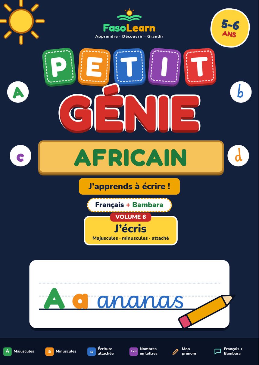 Petit Génie Africain – Vol. 6 : J’écris